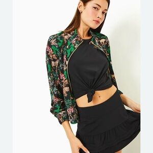 Lilly Pulitzer Aegean UPF+ Dancing in the Moonlight Jacket